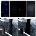 Weatherproof For Honeycomb Pattern B Pillar Vinyl Sticker For Car