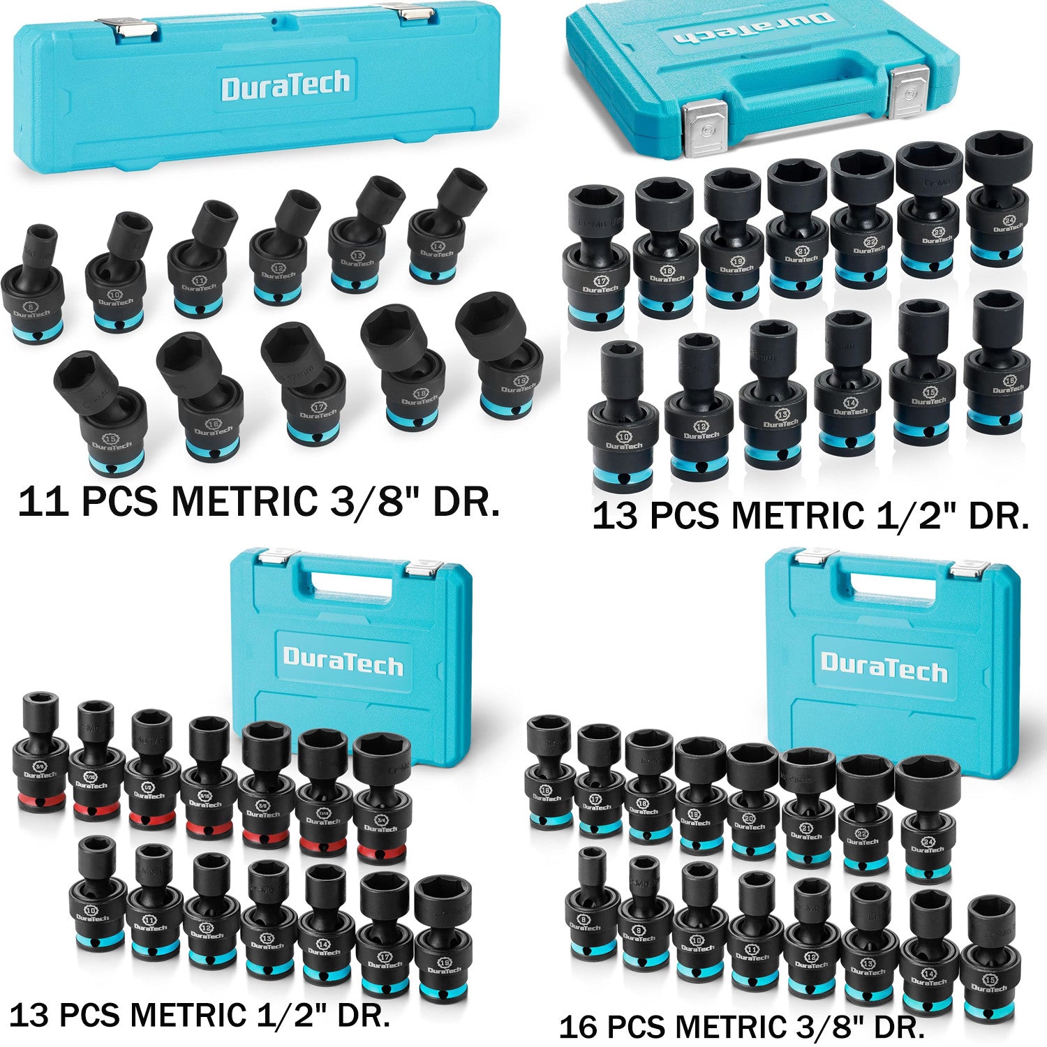 DURATECH Impact Swivel Socket Set by DURATECH