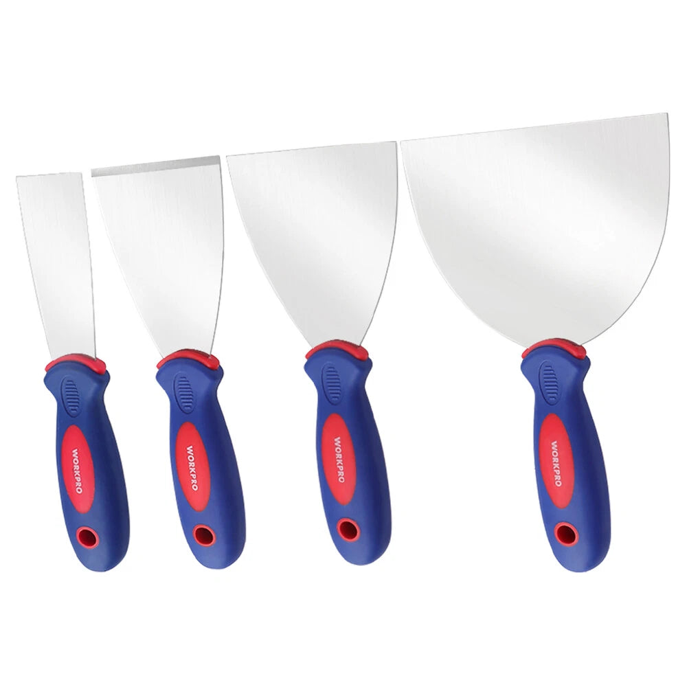 Putty Knife Set 1.5" 3" 4" 6" Drywall Knife Painter Stainless Steel