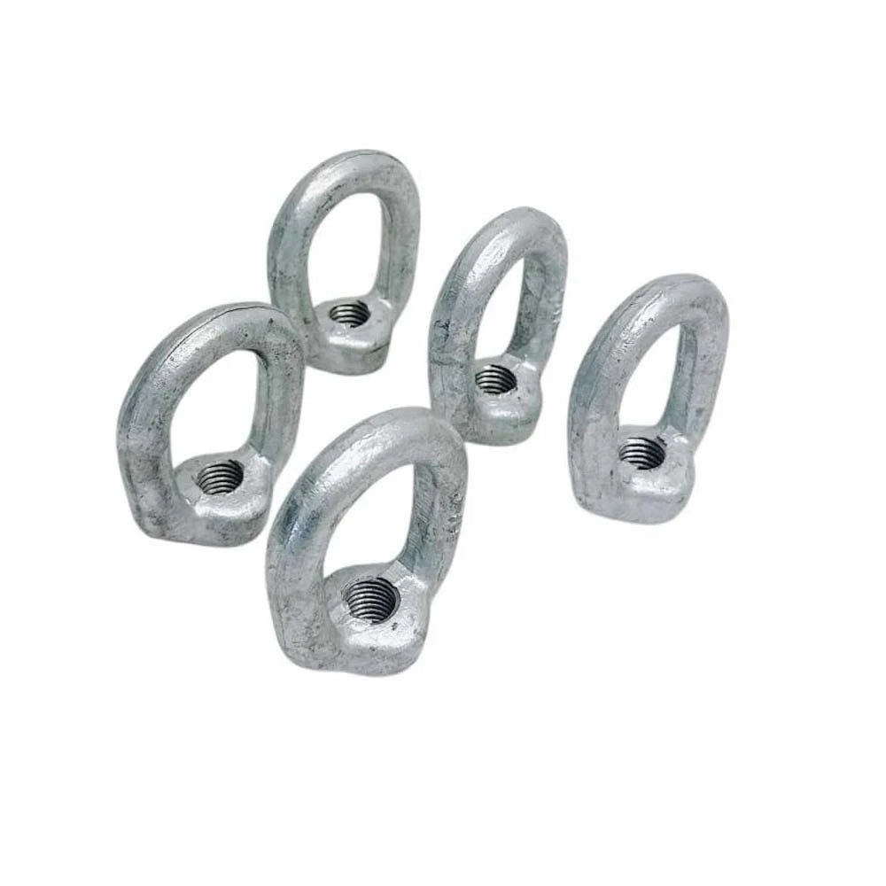 1/2" Hot-dipped Galvanized Eye Nut 5/8"-11 Tap, 3600 Lb Wll Lifting