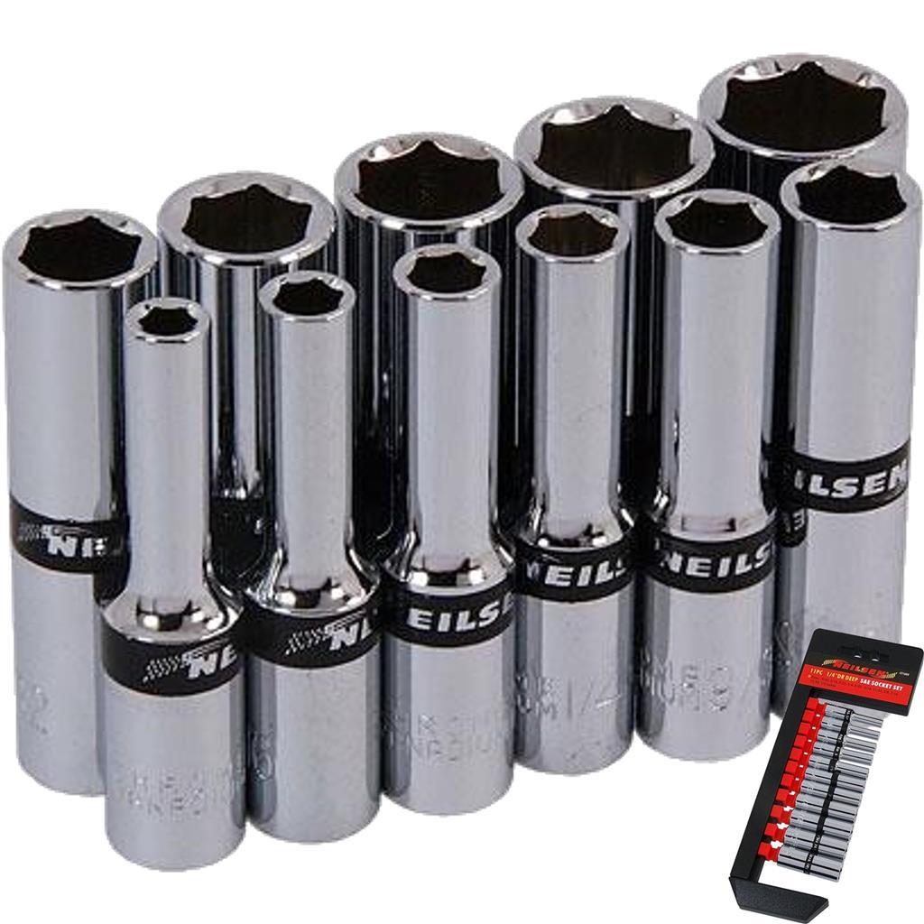 Neilsen 11pc SAE Deep Socket Set