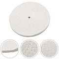 200mm Buffing Wheel Buff Pads Cotton Cloth Polishing Spiral Stitch