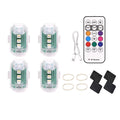 Wireless Led Strobe Light Rgb 8 Colors Usb-c Rechargeable Warning