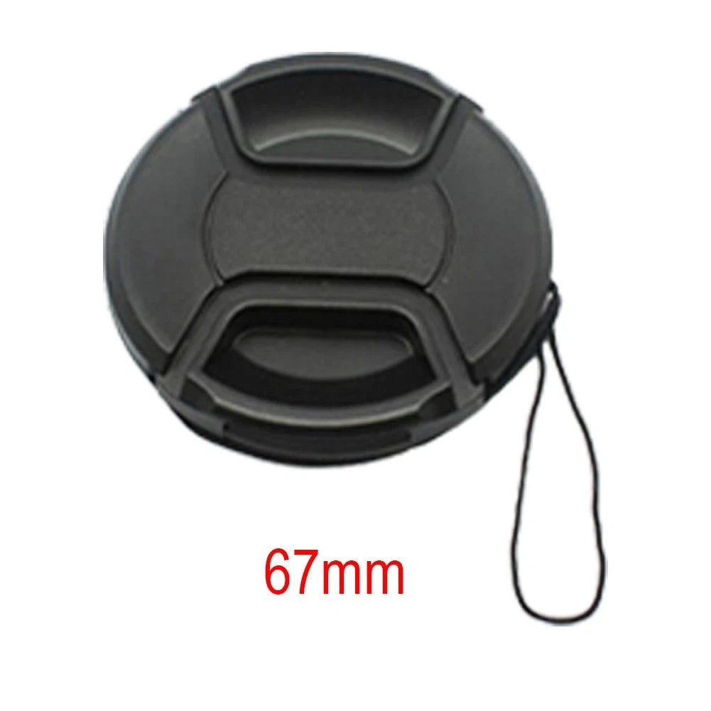 Dust And Water Protection Lens Cap Fits 49 52 55 58 62 67 72 7782mm