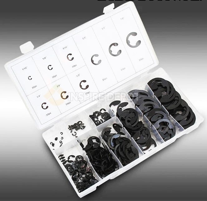 300pc E-Clip Assortment