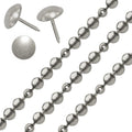 Upholstery Nail Stud Strips Nickel Finish Including Nails