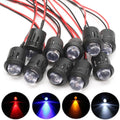 New ListingHigh Performance 10mm Pre Wired LED Clear Bulb Cable for 12V Applicat