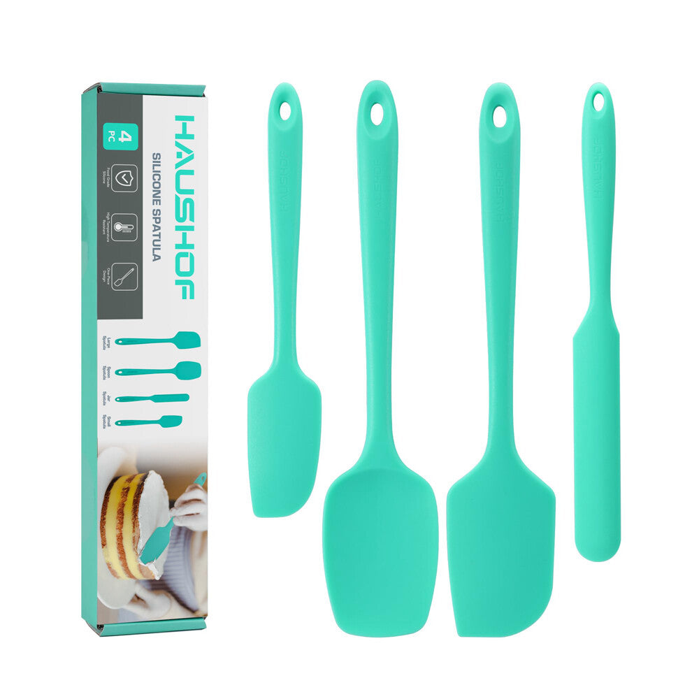 HAUSHOF 4PCS Silicone Spatula Set by HAUSHOF