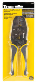 Titan Ratcheting Wire Terminal Crimper Tool by Titan
