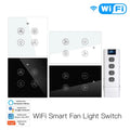 Wifi Rf Smart Ceiling Fan Light Wall Switch Smart Life/tuya App