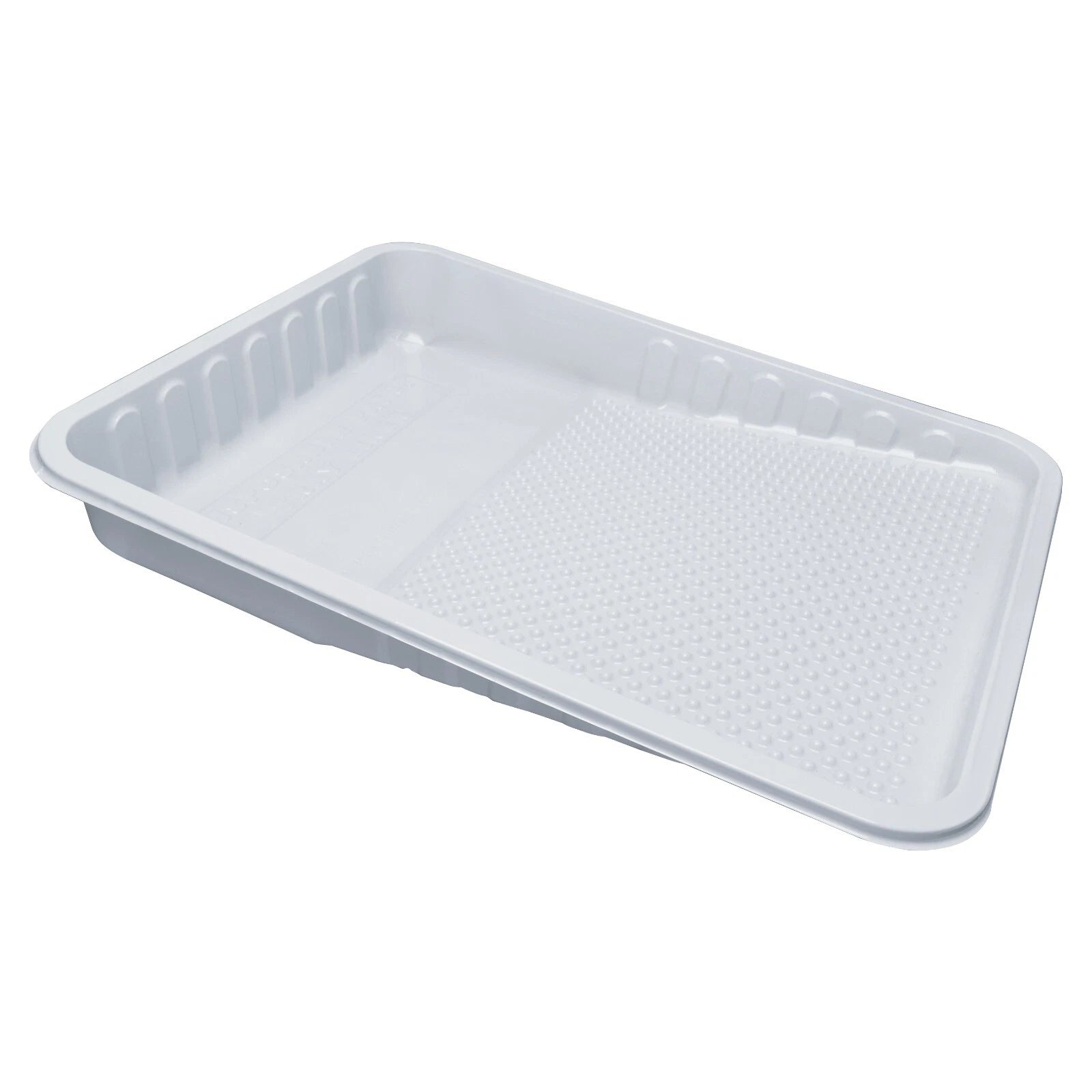 Rok Hardware 11" Clean Plastic Disposable White Paint Roller Tray