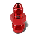Red Aluminum Oil/Fuel 4an Male To 6-An Flare Reducer Union Fitting
