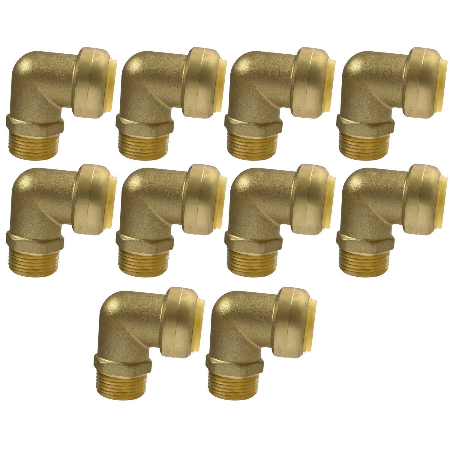 Xfitting 1" Push Fit x 1" Male NPT Elbow