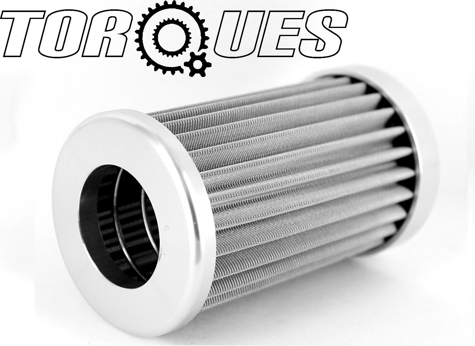 Replacement High Flow Billet Fuel Filter Element 30 Micron fits AN-6 /