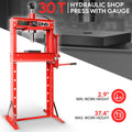 30 Ton 66139 Lbs. Air Hydraulic H-frame Garage | Built Supply Co
