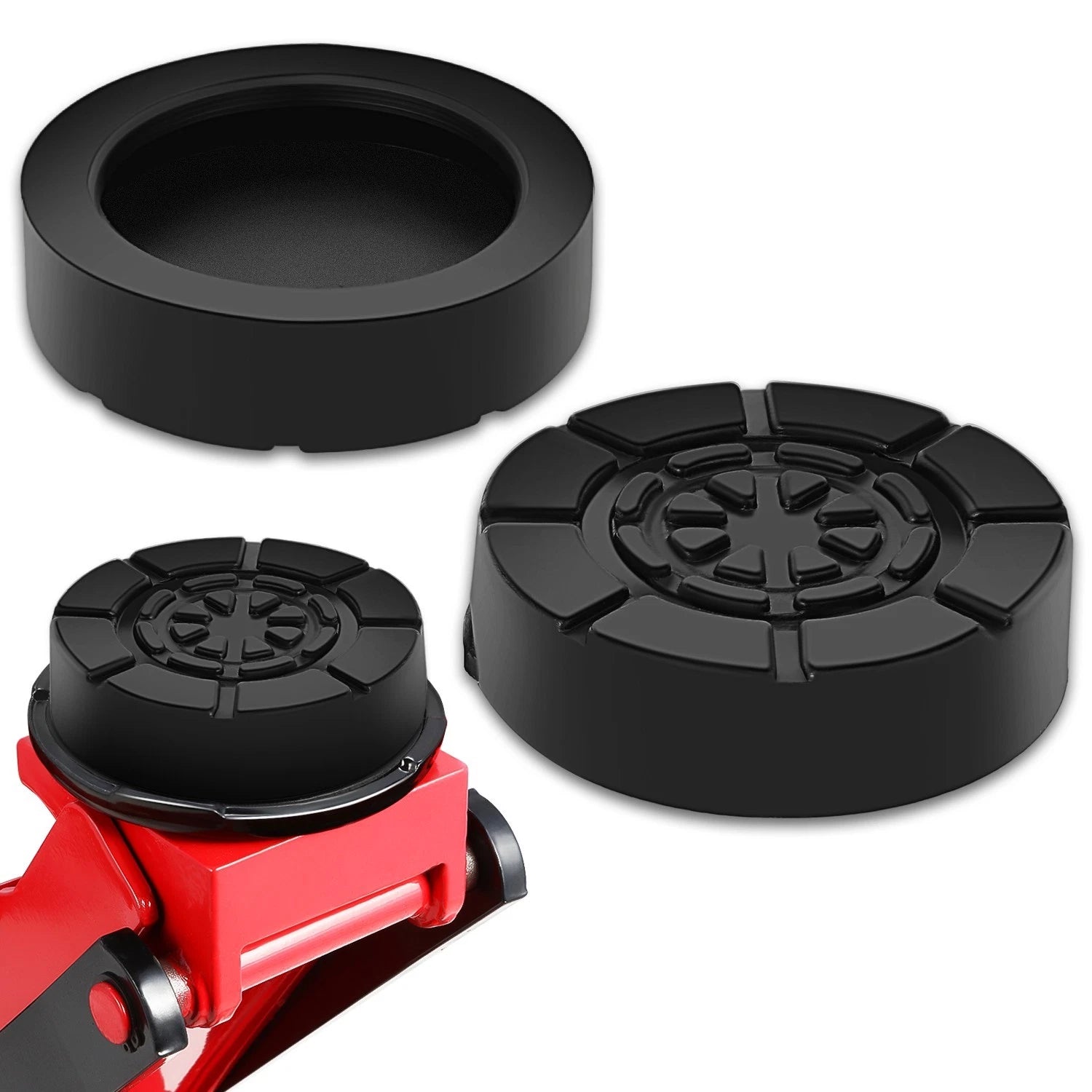 0.57" X 2" 4 Ton Universal Rubber Pad Adapter For | Built Supply Co