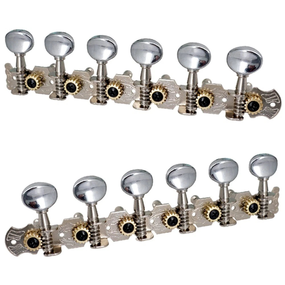 High Performance Tuning Pegs For 12 String Guitars Set Of Metal