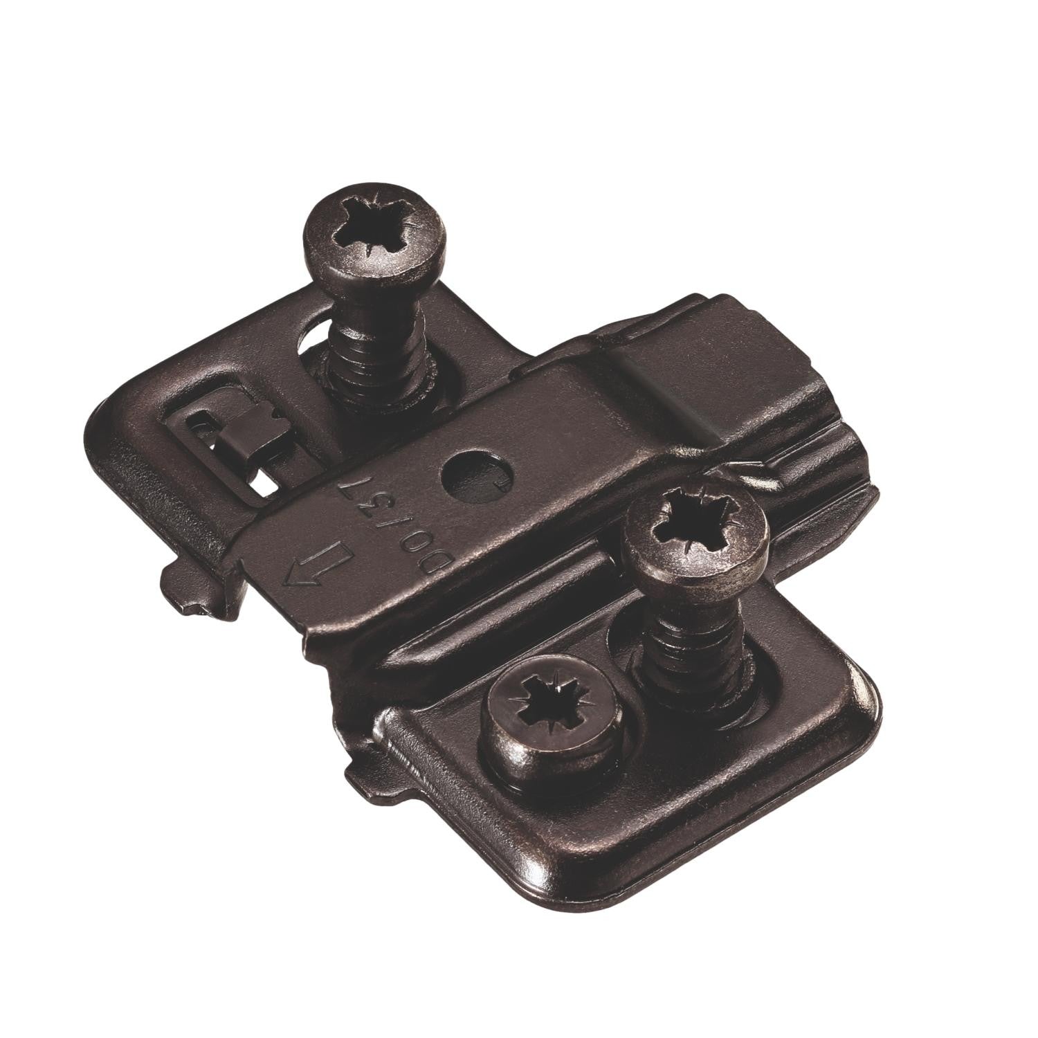 Titus T-type Adjustable Hinge Mounting Plate Black | Built Supply Co