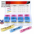 22-10awg Heat Shrink Butt Wire Splice Connectors Seal Crimp Terminal