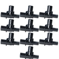 XFITTING 3/4" x 1/2" x 3/4" PEX-B Tee 10 Pack