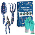WORKPRO Aluminum Garden Tool Set 4PCS Heavy Duty Gardening Hand Garden
