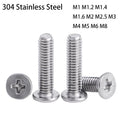 A2 304 Stainless Steel Flat Head Cross Screw Model YJT8