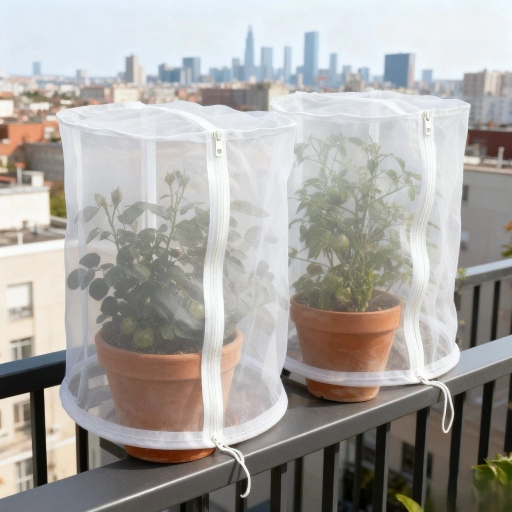 2 Pack Reusable Dome Plant Covers With Zipper For Vegetable And