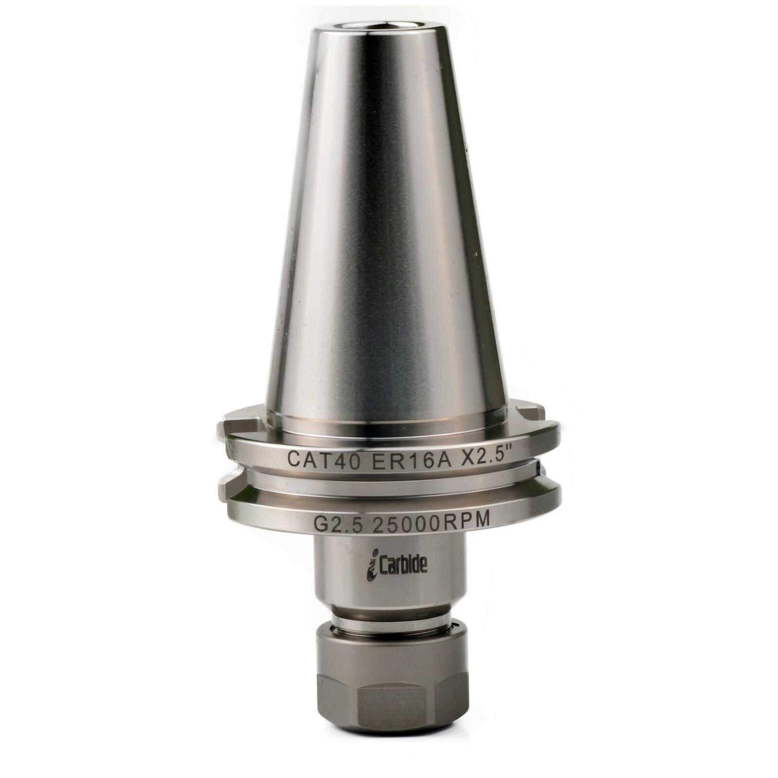 1pcs Precision 5/8-11 CAT40 ER16 2.5" Collet Chuck Tool Holder CNC