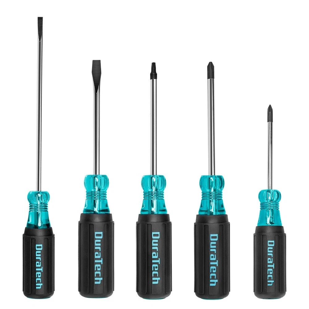 Duratech Screwdriver Set 1 Square Head 2 Phillips 2 Flathead Screw