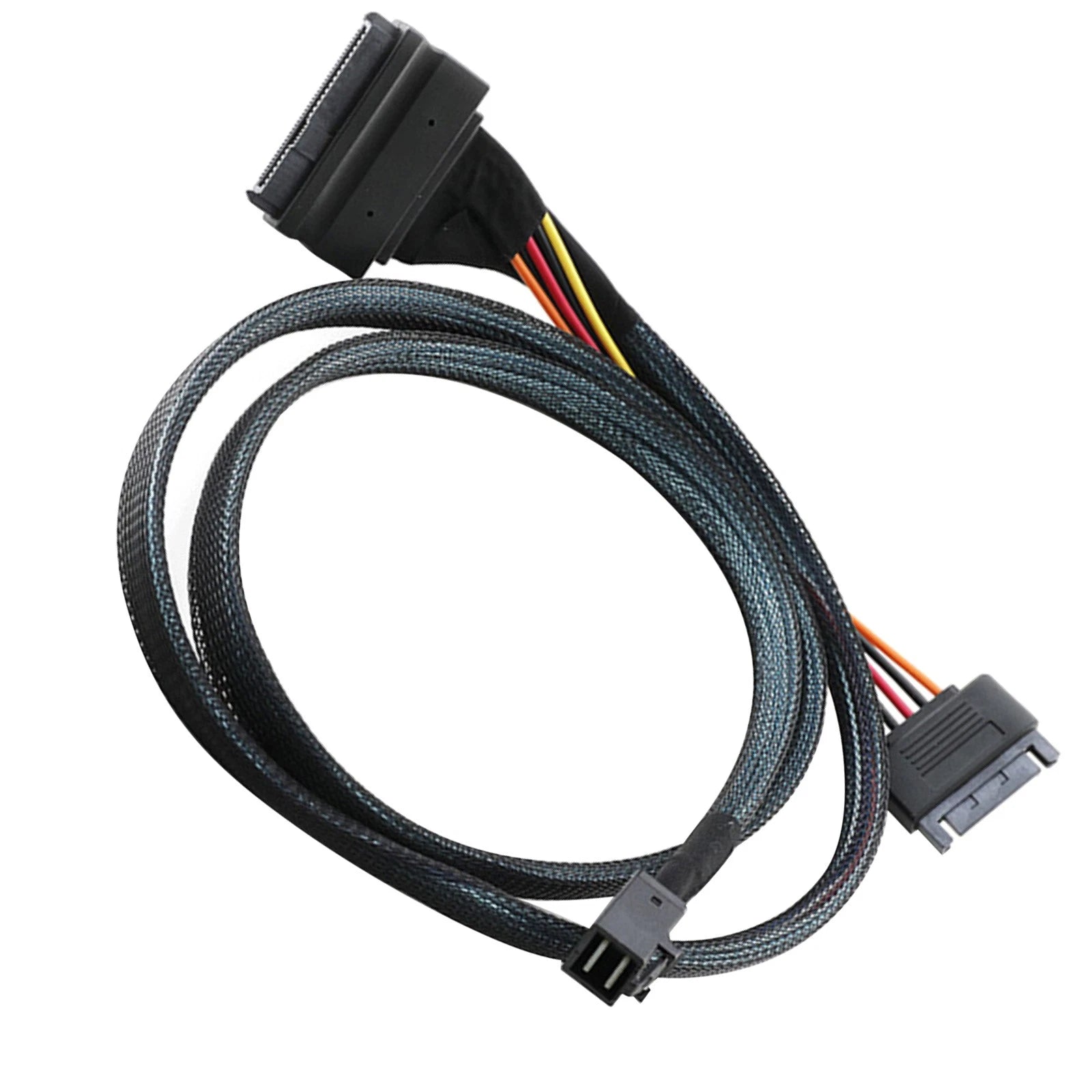 12gb/s Mini Sas Cable Sff 8643 To Sff 8639 Nvme Ssd With 15 Pin Sata