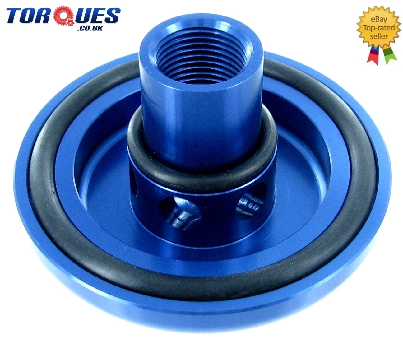 Torques Universal Oil Sandwich Plate Take Off Cover In Blue 3/4 x 16