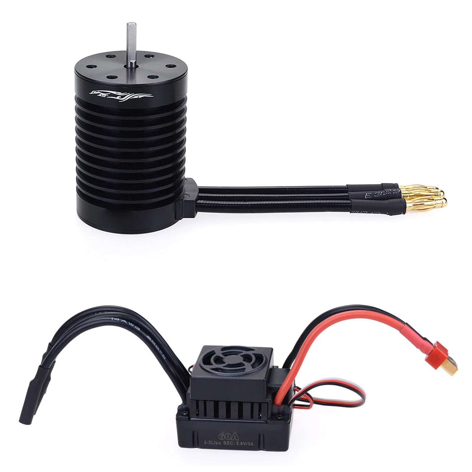 Waterproof Aluminum F540 4370kv Motor With 60a | Built Supply Co