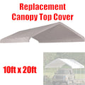20 Feet Roof Top Cover White Tarp For Replacement Outdoor Canopy