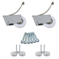 2 Pack Sliding Door Rollers For Wardrobe Doors Nylon Pulley Smooth
