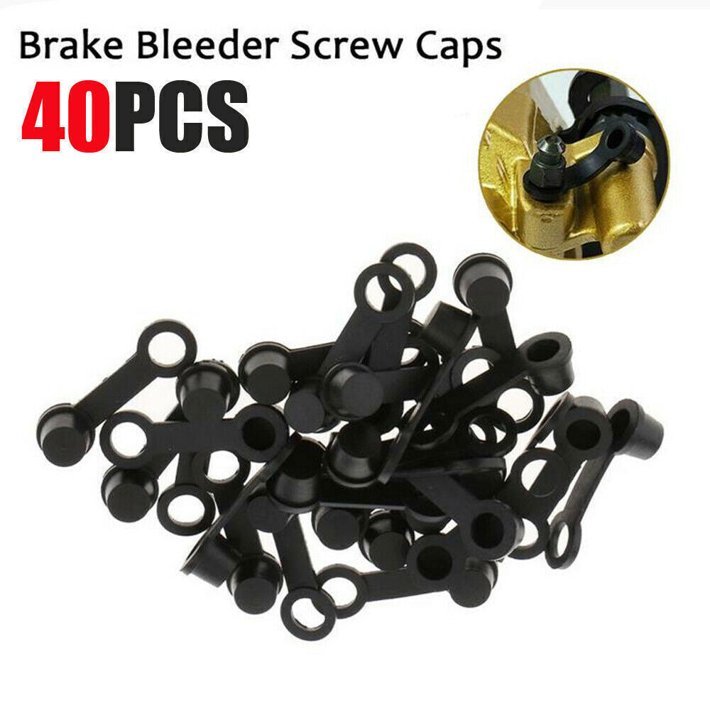 Motorcycle Brake Caliper Bleed Nipple Screw Dust Cap Cover Replacement