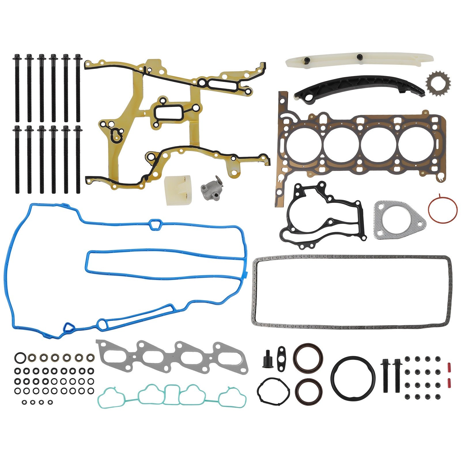 Engine Head Gasket Bolts Set Timing Chain Kit For Chevrolet Cruze 1.4L
