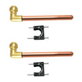 XFITTING 1/2" Push Fit Stub Out Elbow 2 Pack