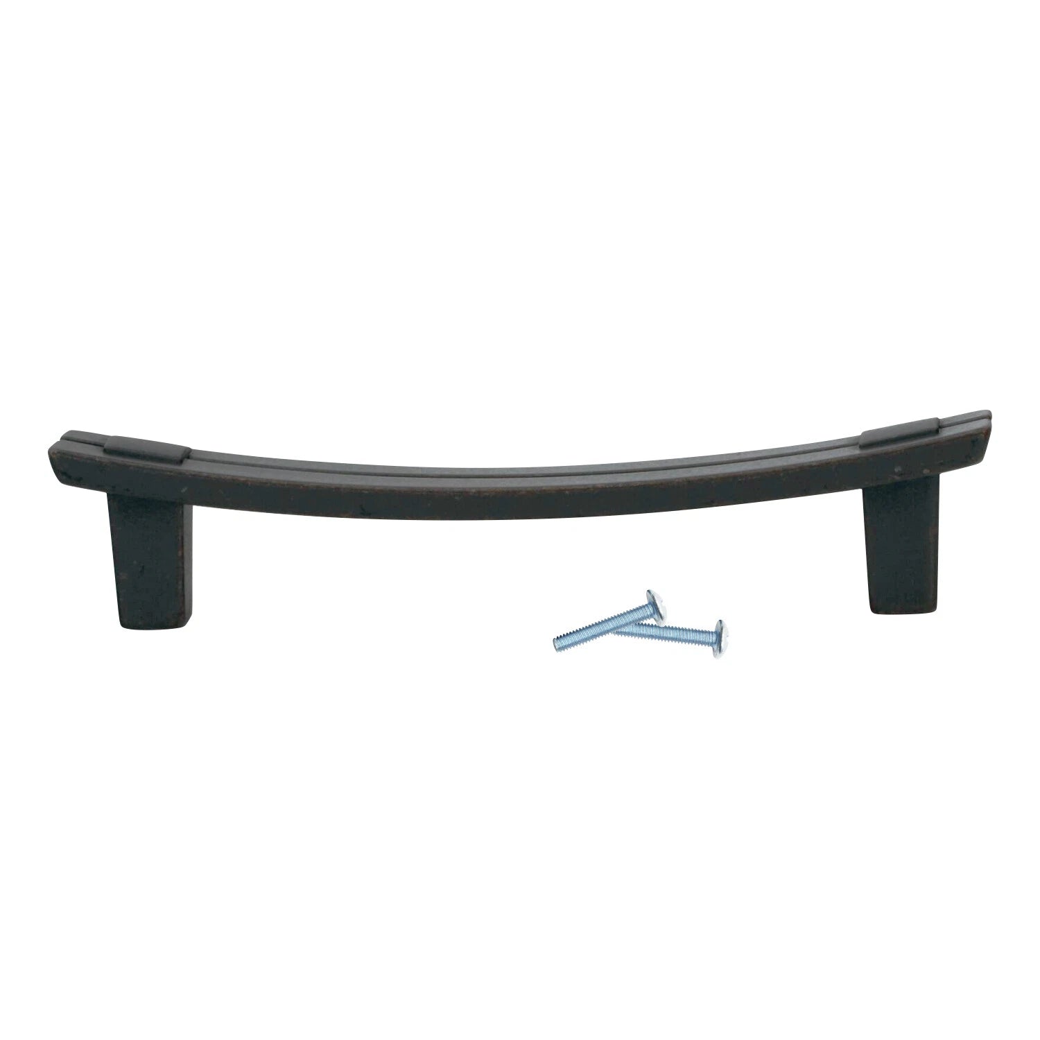 Rok Rift Bridge Zen Arch Antique Metal Cabinet Handle Pull 3-3/4"