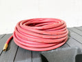 100ft X 1/4" Id Continental Red Rubber Air Hose 4 Compressor 1/4" Npt