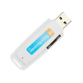 Usb2.0 Disk Audio Voice Recorder Pen Micro Sd Tf Card Slot For Win