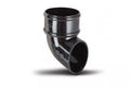68mm Round Downpipe Shoe - Black