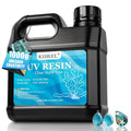Uv Resin 1000G-Upgraded Uv Resin Kit, Hard Type Crystal Clear