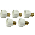 XFITTING 3/4" PEX B x 3/4" Female Swivel Adapter - 5 Pack