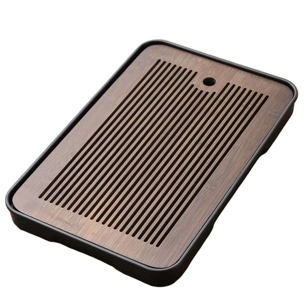For Home Use Wooden Tea Tray For Tea Sets 32 By 19 Cm Brown