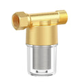 Brass Sediment Filter For Water Heater 40 Micron Reusable 1/2 3/4