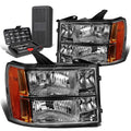 For 2007-2013 Gmc Sierra 1500 Pair Chrome/amber | Built Supply Co