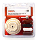 Craftsman Buffing Wheel Pad Compound Emery Rouge & Mandrel Set 93579