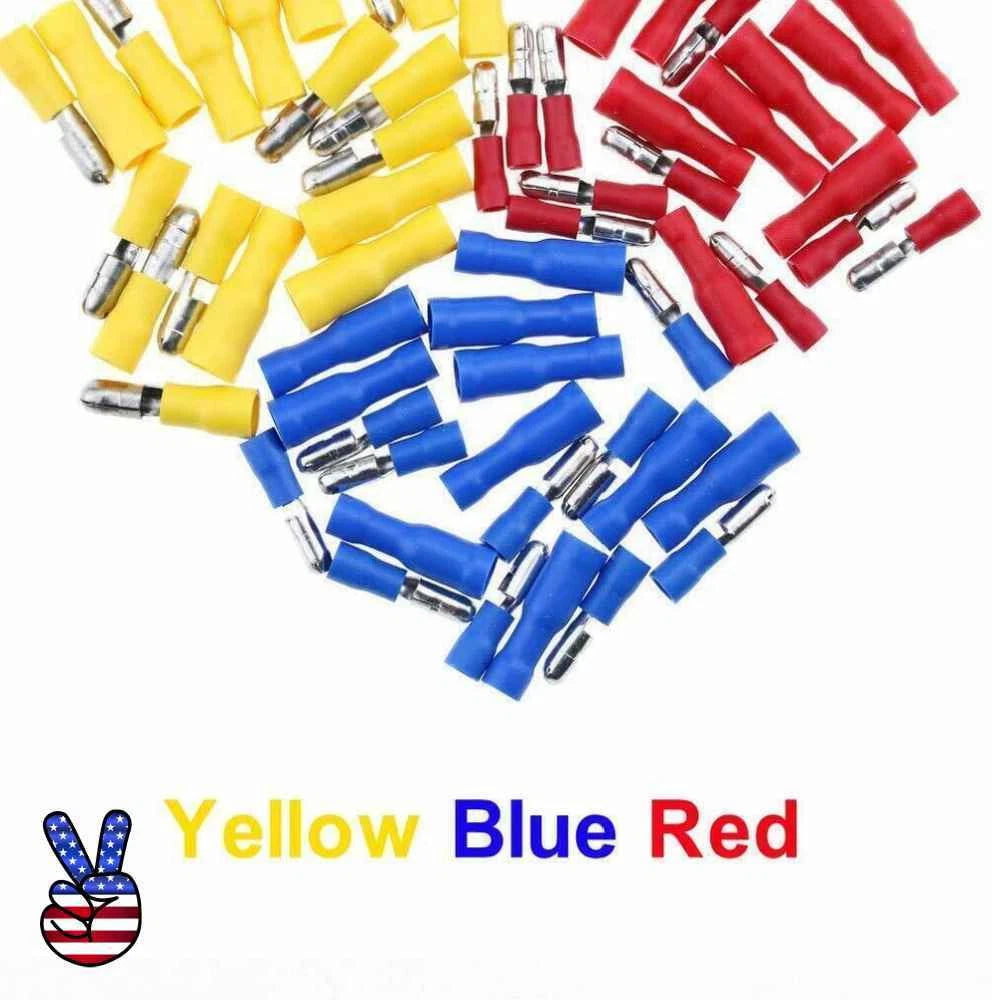 Insulated Electrical Bullet Female Male Wire Crimp Connectors