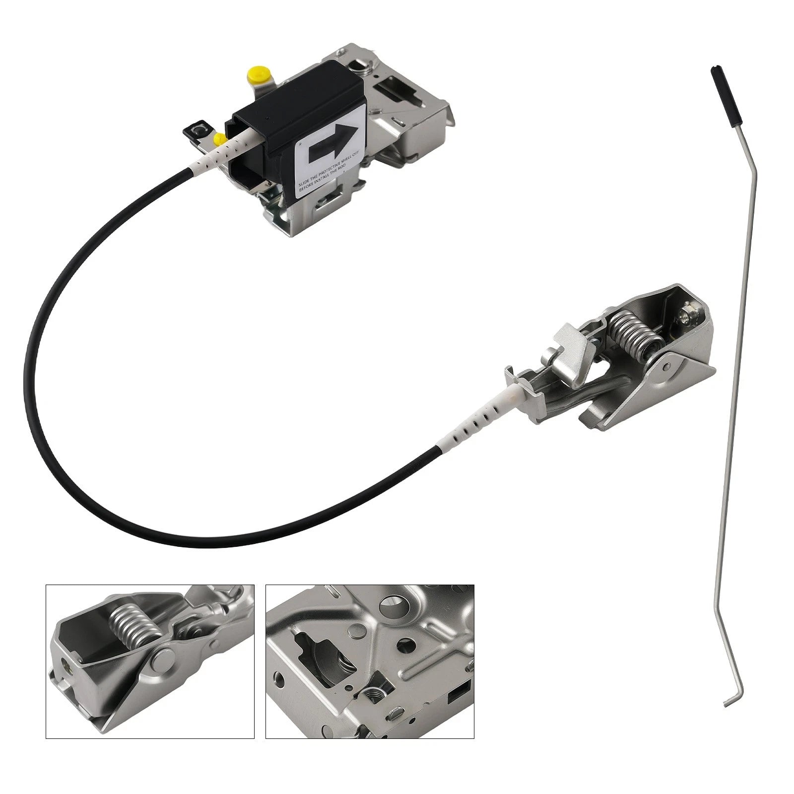 Door Lock Latch Right Side for Ford F-350 1992-1997 F4TZ15219A64A