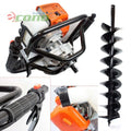 One Man 52cc Gas Power Earth Post Hole Auger Machine 8" 1m Hard Soil